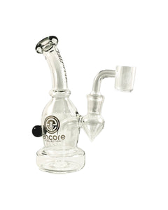 A black-colored Encore Peanut Dab Rig.