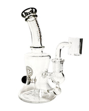 Load image into Gallery viewer, An Hourglass Dab Rig with black accents.
