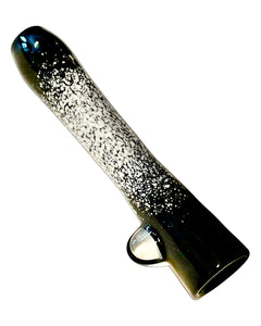A white Black Koi Koi Hitter handblown in America by TKO Glassworks.