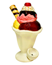 Load image into Gallery viewer, A Roast &amp; Toast Ice Cream Sundae Ceramic Pipe.
