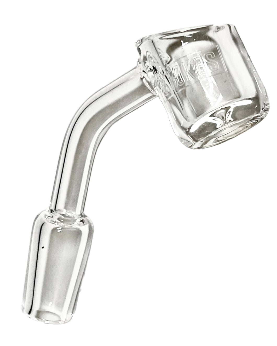 A Stokes Quartz Bevel 45 Degree 14mm Banger.