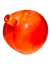Load image into Gallery viewer, The back of a Roast &amp; Toast Ripe Peach Ceramic Hand Pipe.
