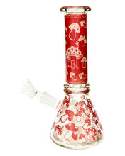 Load image into Gallery viewer, A Red Cap Mushroom Beaker Bong.
