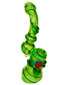 A Large Color Tube Flower Bubbler.