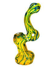 Load image into Gallery viewer, Fumed Donut Glass Bubbler
