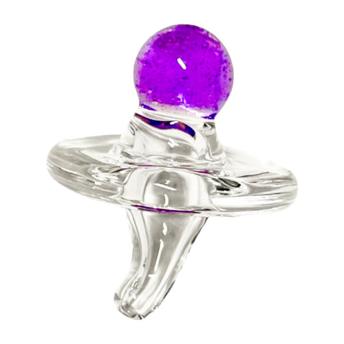 A purple Hype Spinner Carb Cap.