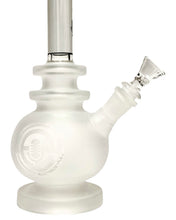 Load image into Gallery viewer, The bubble base of an Encore Sandblasted Genie Bottle Bong.
