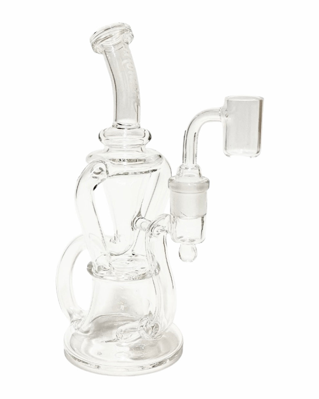 A Monark Klein Klassic Recycler Dab Rig with a white logo.