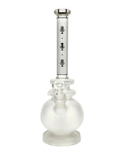 Load image into Gallery viewer, The front of an Encore Sandblasted Genie Bottle Bong.
