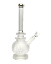 Load image into Gallery viewer, The side of an Encore Sandblasted Genie Bottle Bong.
