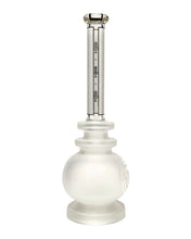 Load image into Gallery viewer, The back of an Encore Sandblasted Genie Bottle Bong.
