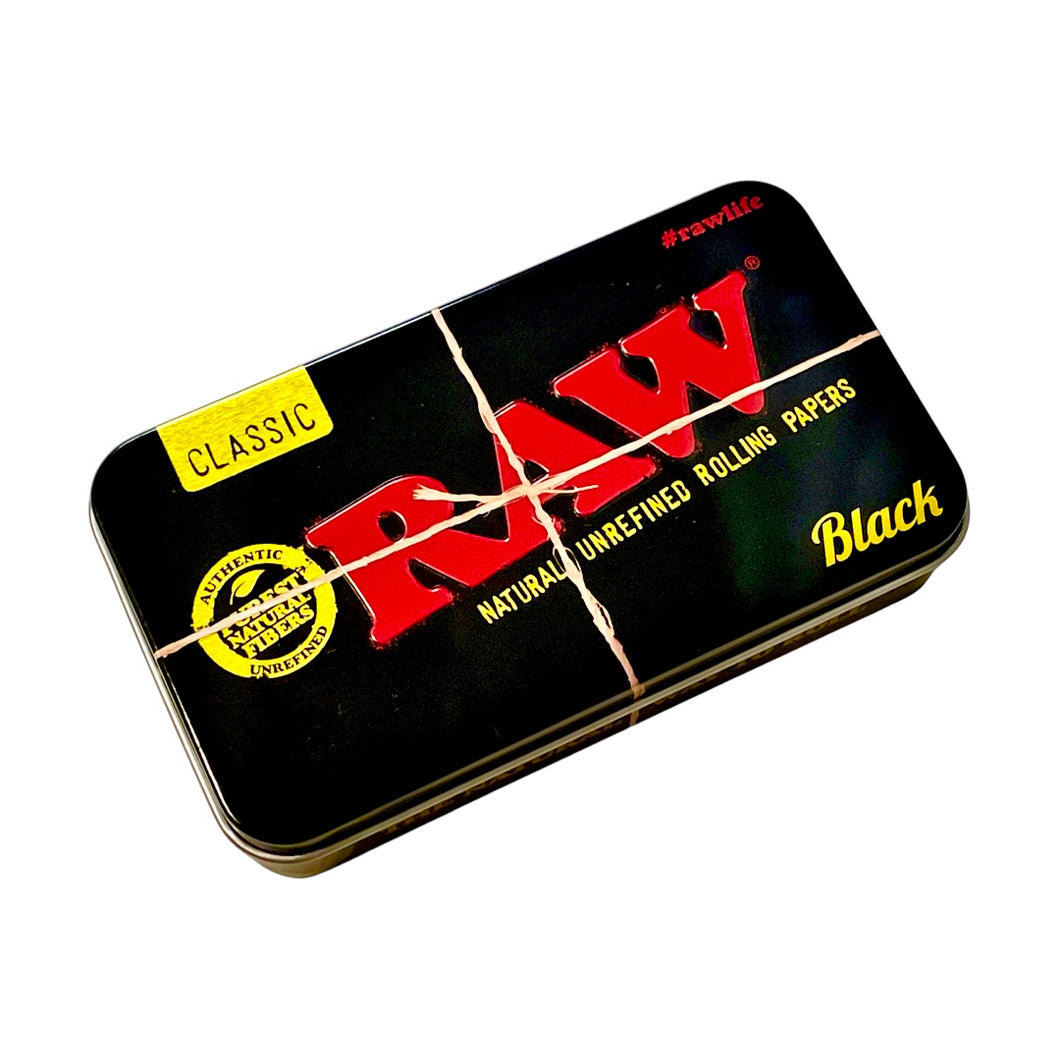 RAW Black Tin Box