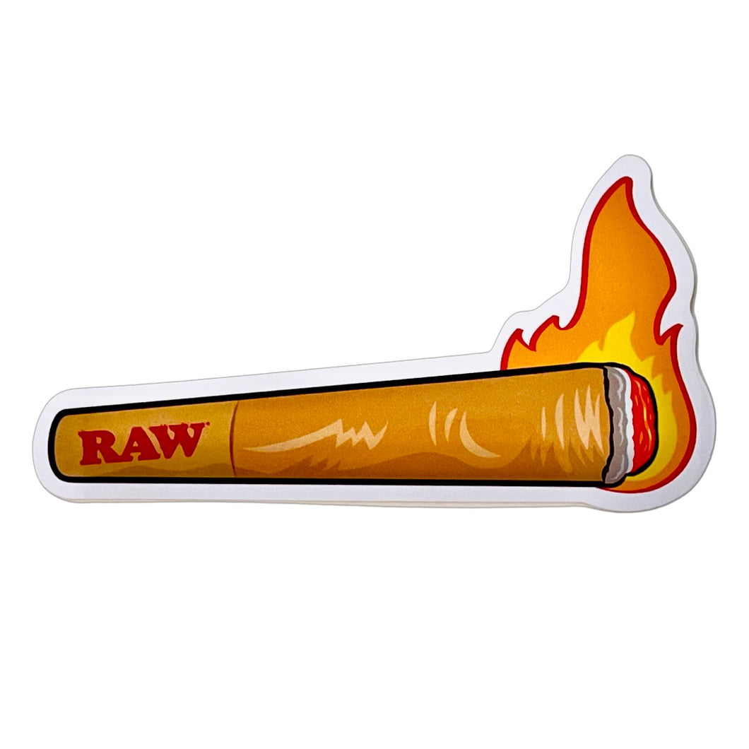 RAW Burning Cone Sticker