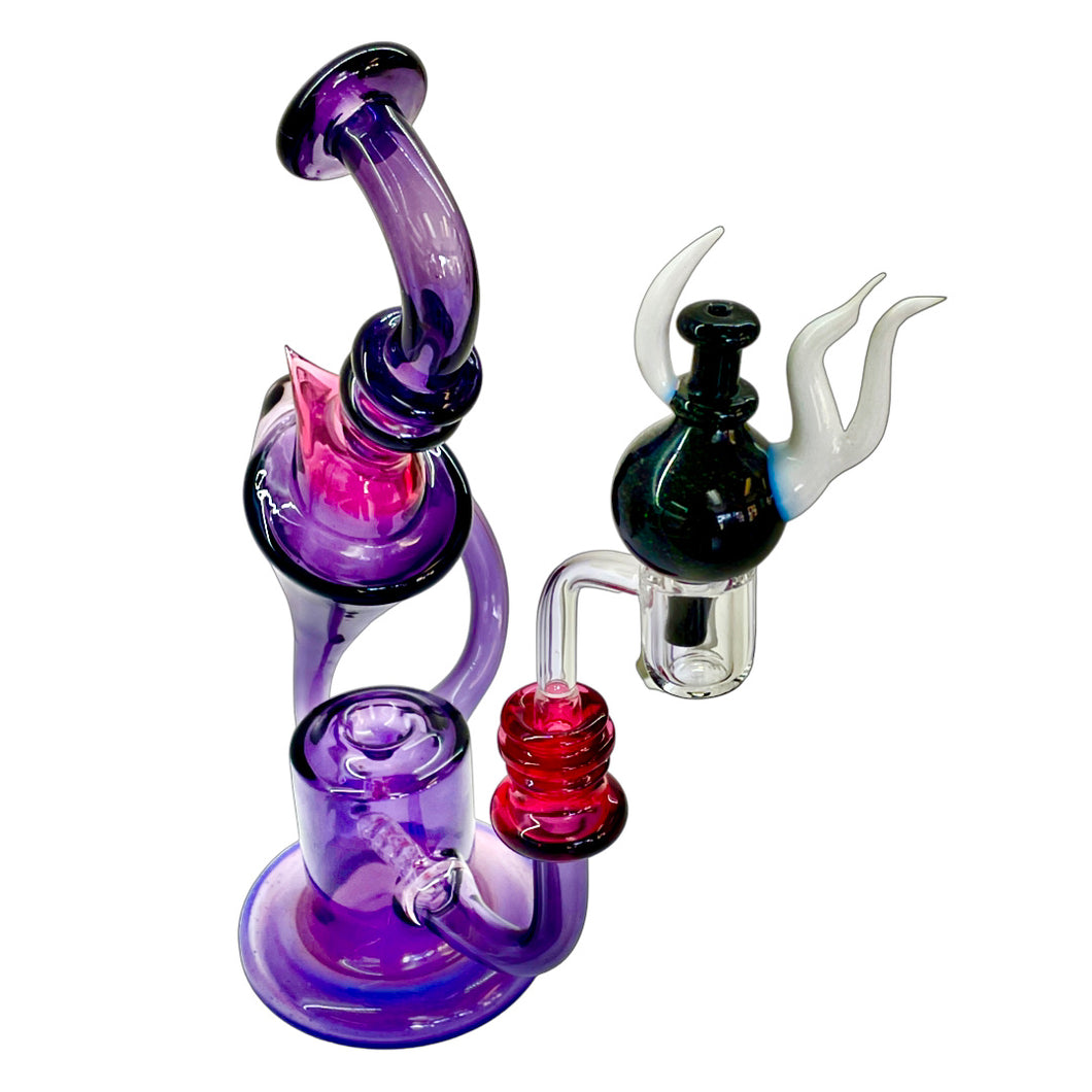 Horned Crushed Opal Lay Back Recycler