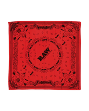 Load image into Gallery viewer, A red RAW Bandana.
