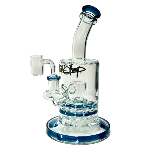 Cam's Square Water Pipe – Smoke Glass Vape