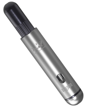 Load image into Gallery viewer, A graphite Daypipe Steel Hand Pipe with an open chamber.

