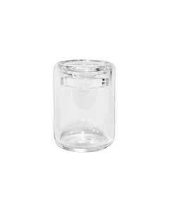 A 25mm Quartz Insert Dish with a tapered top.