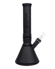 Load image into Gallery viewer, A Solid Black Eyce Silicone Beaker Bong.
