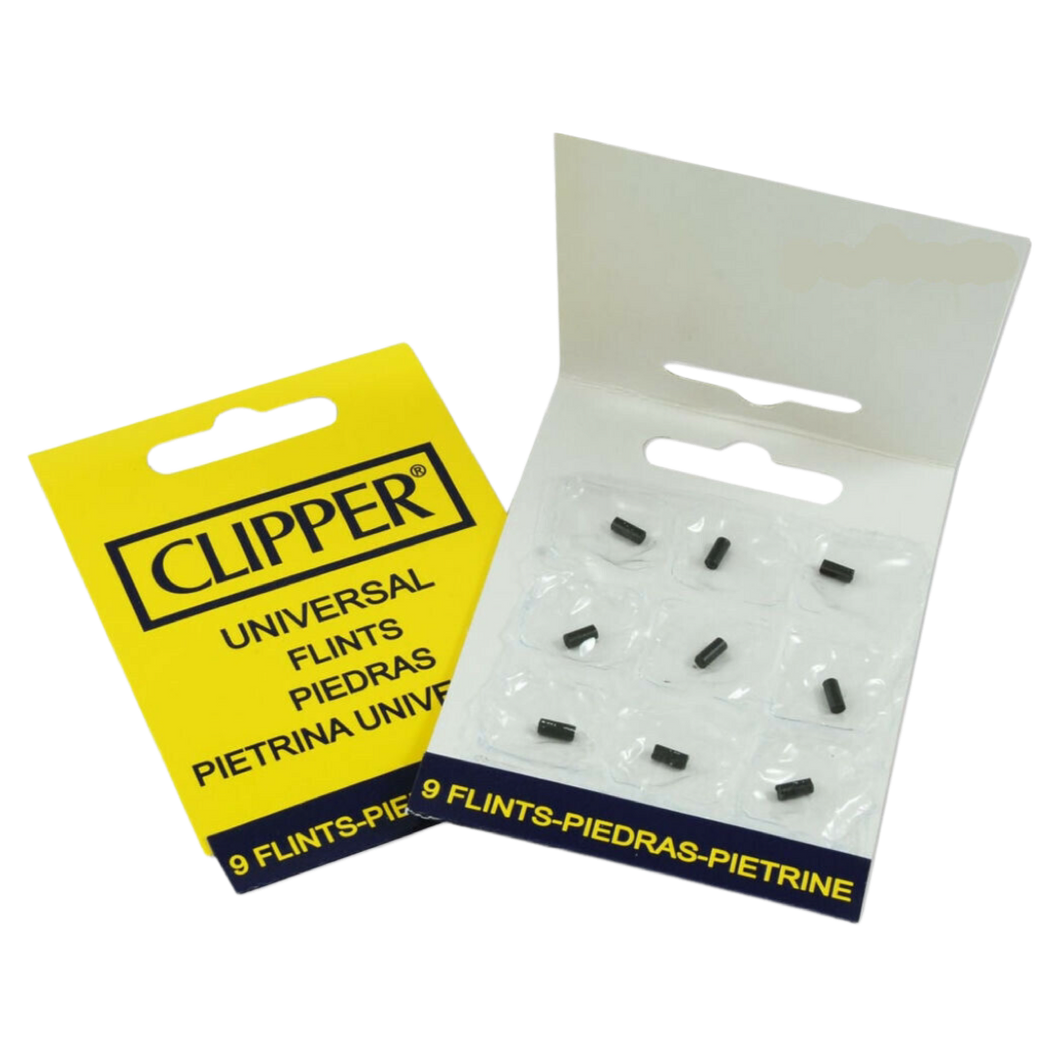 A Clipper Universal Lighter Flints (9-Pack).