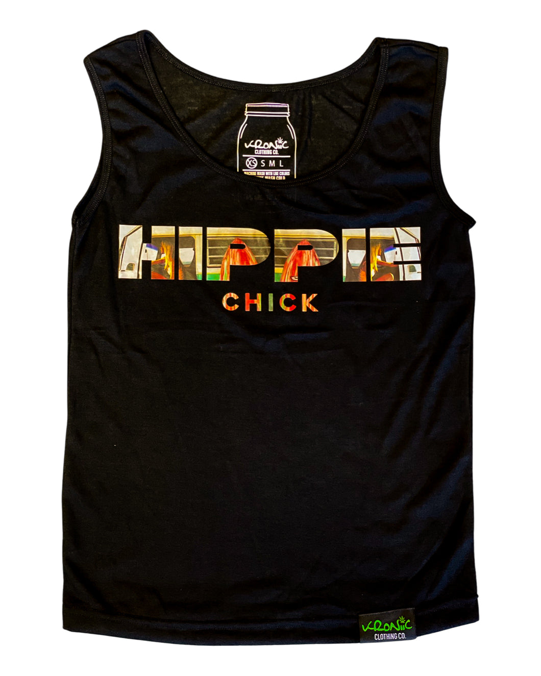 Kroniic Clothing Hippie Chick Women's Hemp Tank Top.