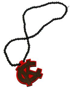 Kroniic Clothing "KC" Wood Necklace (Assorted Colors)
