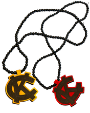 Load image into Gallery viewer, Kroniic Clothing &quot;KC&quot; Wood Necklace (Assorted Colors)
