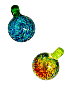 Colored Reticello Pendants