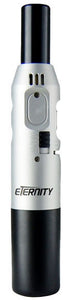A silver Eternity Flamesaber Torch Lighter.