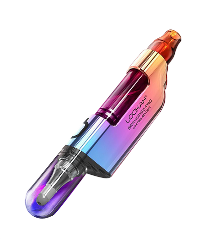 A rainbow-colored Lookah Seahorse Pro Nectar Collector.