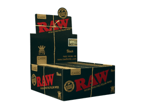 Raw Black Kingsize Slim Classic Rolling Papers