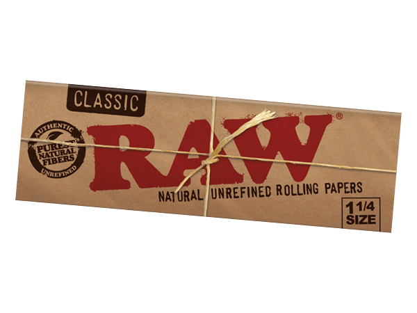 A pack of Raw Classic 1 1/4 Rolling Papers.