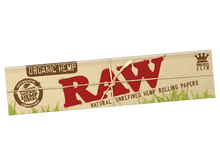 Load image into Gallery viewer, A pack of Raw Organic Hemp Kingsize Slim Rolling Papers.
