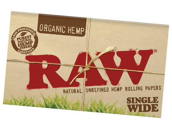 Raw Organic Hemp Single Wide Double Feed Rolling Papers