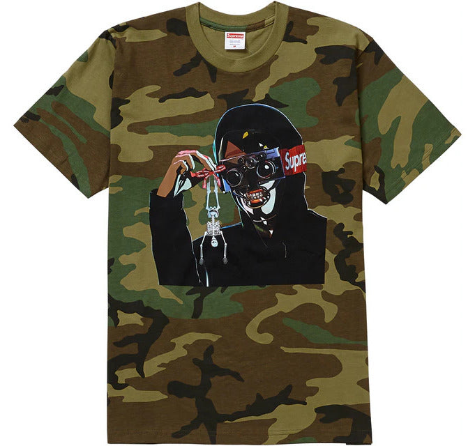 Supreme Creeper Tee Woodland Camo