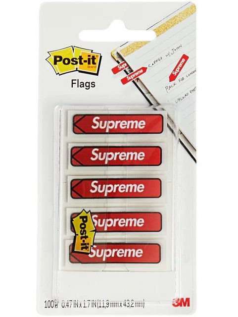 Supreme Post-it Flags Red