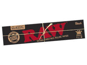 Raw Black Kingsize Slim Classic Rolling Papers