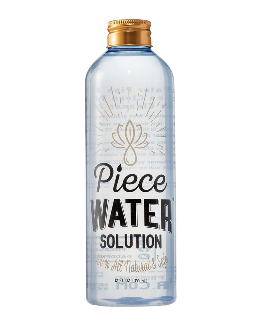 12 oz bottle of Piece Water Solution