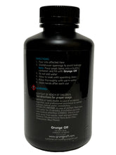 Load image into Gallery viewer, The back of a 16oz 473 ml bottle of Grunge Off Super Soaker Reusable Pipe Cleaner.
