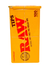 Load image into Gallery viewer, A RAW Pre-rolled Tip 100ct Tin.
