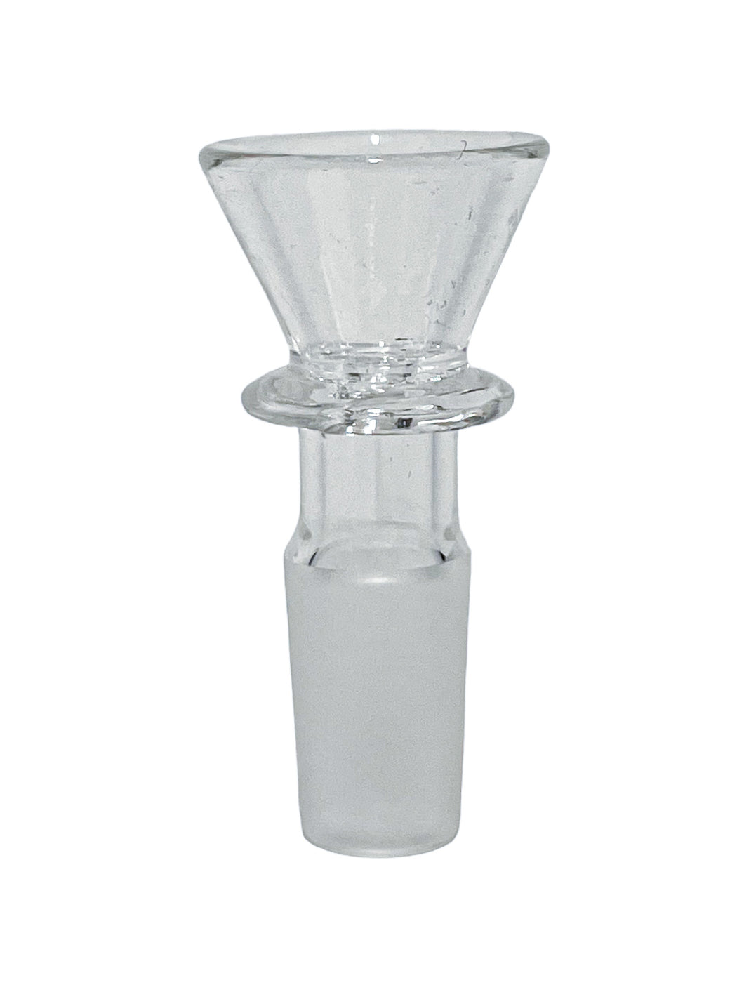 A 14mm Clear Maria Funnel Slide.