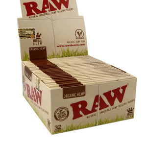 Raw Organic Hemp Kingsize Slim Rolling Papers