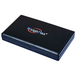 A closed WeighMax Digital Pocket Scale 100g x 0.01g.