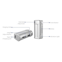 Load image into Gallery viewer, A display of the parts of a Yocan UNI S Universal Box Mod.
